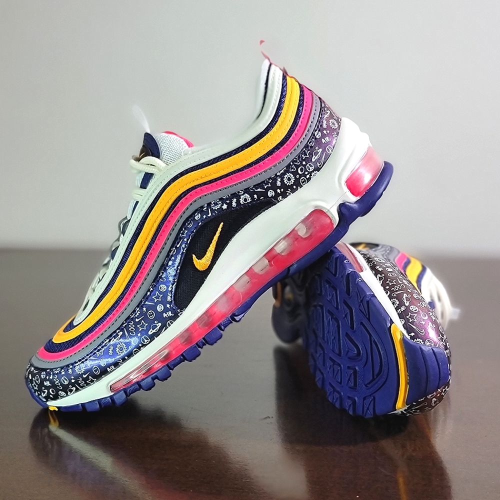 Nike Air Max 98 SE Premium Women's Shoes 6.5 US White Purple Pink Vapormax New